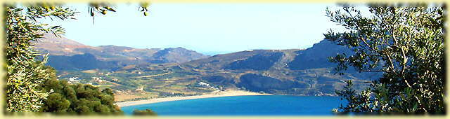 View of the Plakias Bay